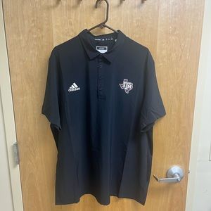 Adidas Texas A&M Polo Black XXL
